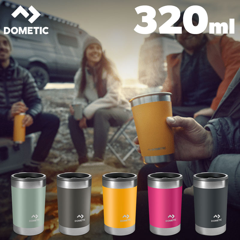 DOMETIC(ドメティック) サーモタンブラー320ml  ステンレスタンブラー サーモ 蓋付き アウトドア キャンプ かわいい おしゃれ 防滴 食洗機対応 BPAフリー SDGs