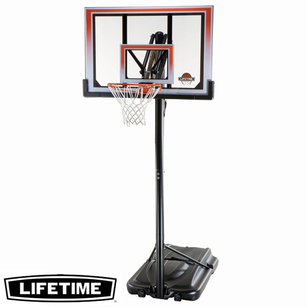 【代引不可】LIFETIME 本格ポータブルバスケットゴール LT-71566 高さ調節可能 自主練、シュート練習で差をつける!