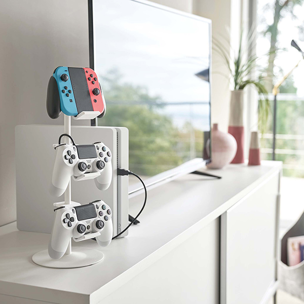 ゲームコントローラー収納ラック smart(スマート) PS4 switch xbox のゲームパッドやヘッドセット/イヤホン ヘッドホンを収納