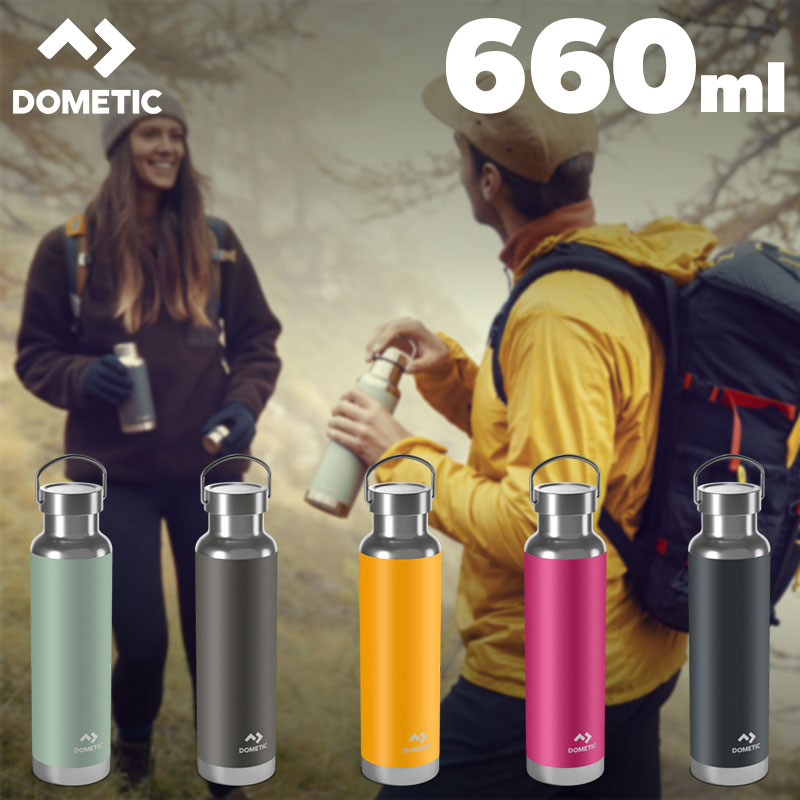 DOMETIC(ドメティック) サーモボトル660 サーモ ステンレスボトル おしゃれ アウトドア キャンプ 水筒 タンブラー マイボトル 洗いやすい 保温 保冷 携帯用