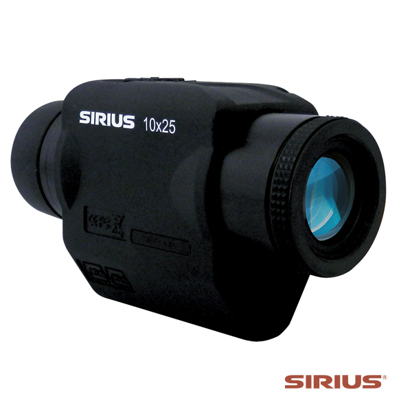 SIRIUS(シリウス)10×25 10倍望遠 防振スコープ へリ、船舶、車両などでも揺れ、手ブレを補正 単眼鏡 望遠鏡