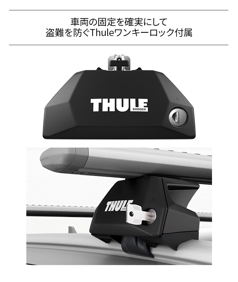 Thule Evo 7106 フラッシュレール用フット
